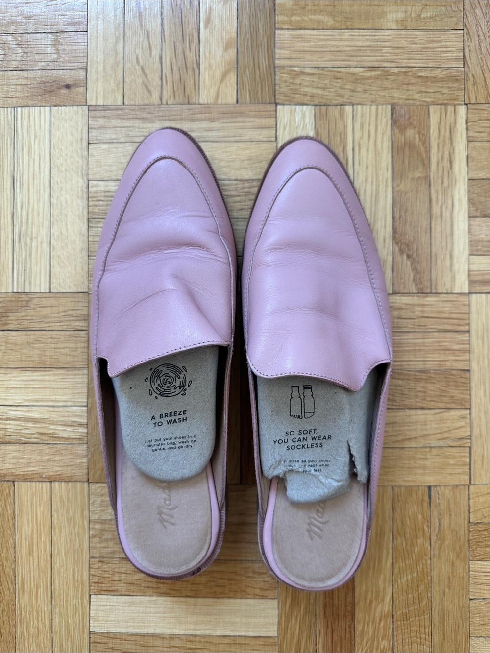 Madewell Leather Slip-On Mules